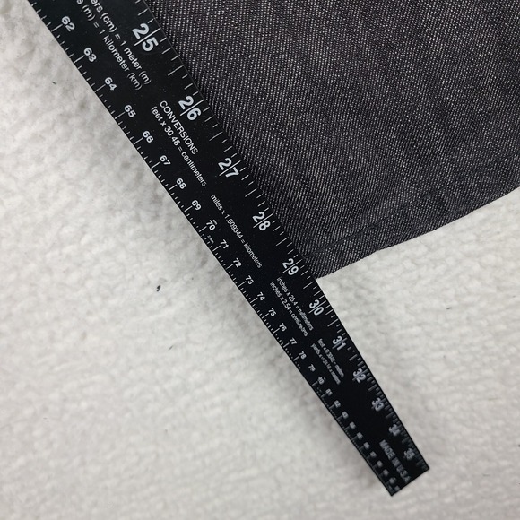 Levi's 562 Jeans Mens 40x32 Dark Gray‎ Wash Loose Taper Fits 40x30 EC - Picture 5 of 15